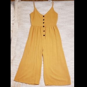 Button Front Jumpsuit